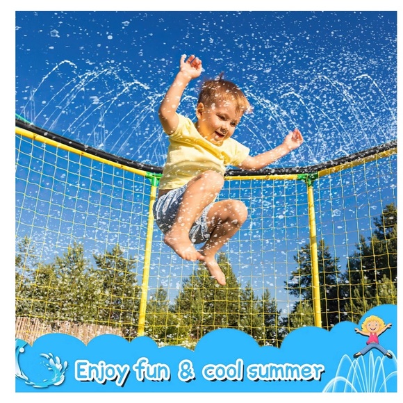 Trampoline Outdoor 39.4’ Summer Yard Multipurpose Sprinkler NWT - Picture 3 of 12